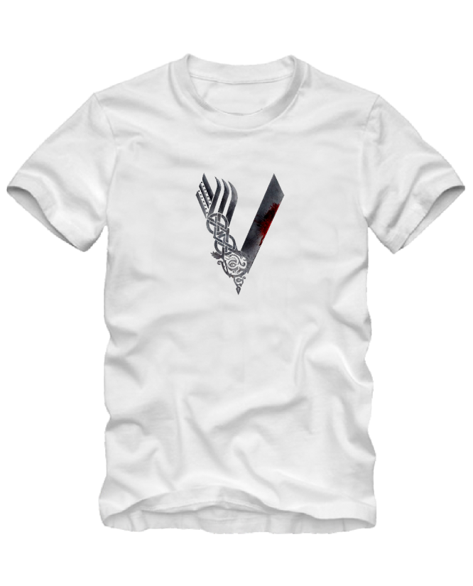 Marškinėliai Vikings logo Marškinėliai Vikings logo